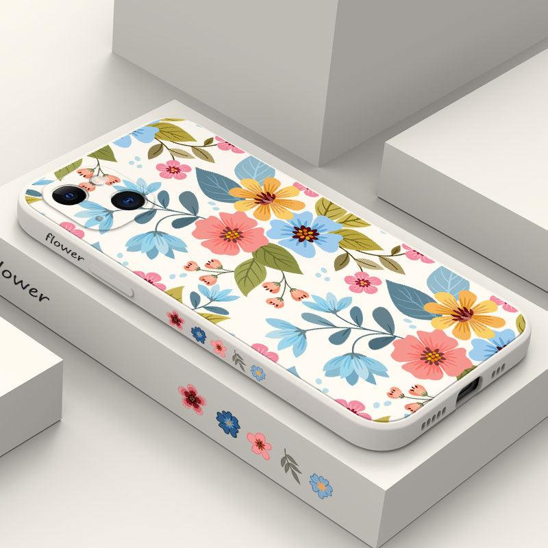 Coque Plantes Abstraites en Silicone pour iPhone 14 Pro - Coque Wiqeo 10€-15€, Coque, iPhone 14 Pro, Silicone Wiqeo, Déstockeur de Coques Pour iPhone