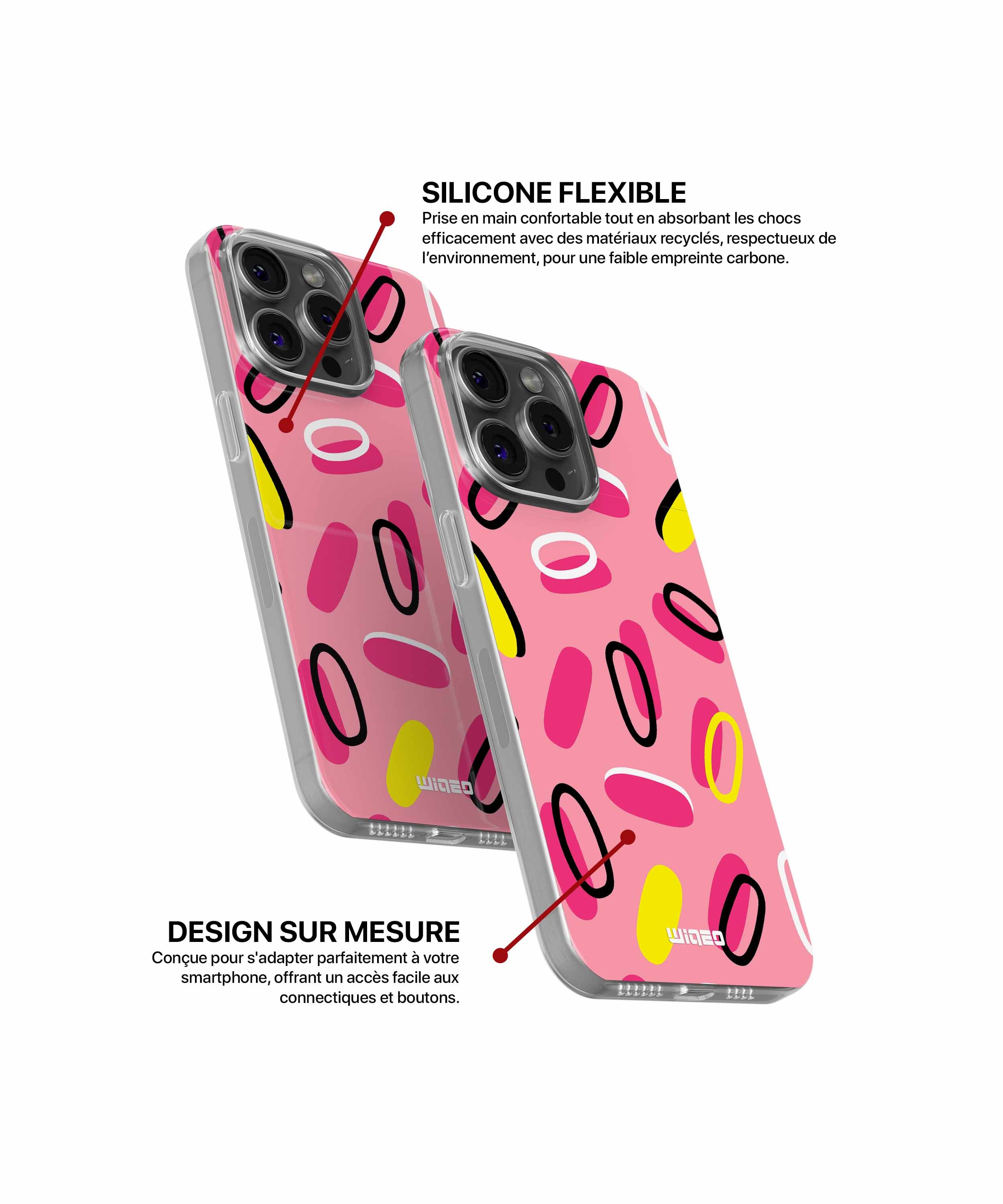 Coque pop vibrant pour iPhone