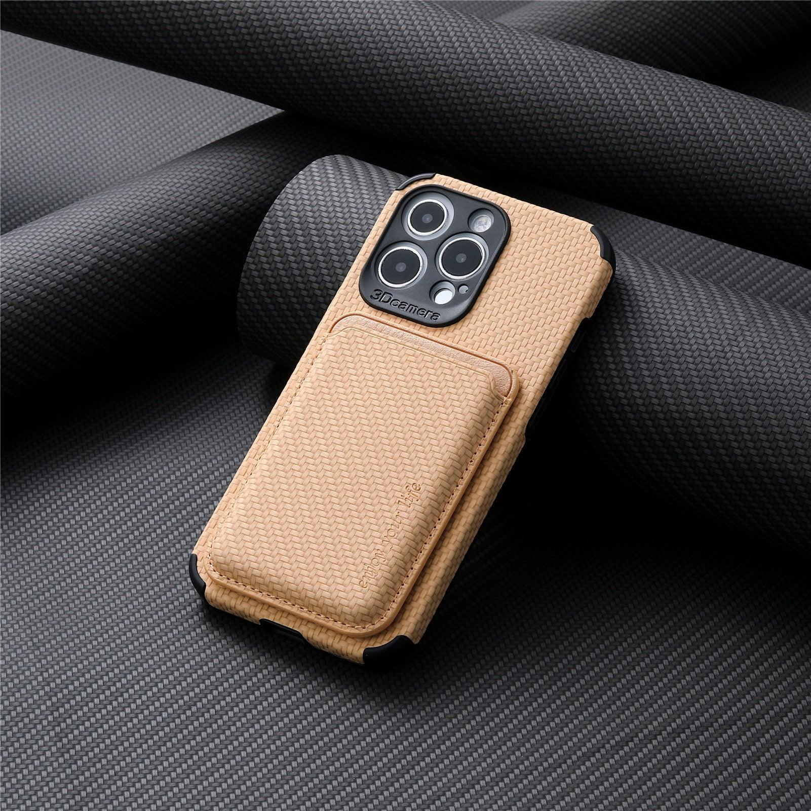 Coque Porte-carte Aspect Cuir Magsafe pour iPhone 16 - Coque Wiqeo 15€-20€, Coque, Cuir, iPhone 16, Portefeuille Wiqeo, Déstockeur de Coques Pour iPhone