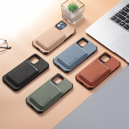 Coque Porte-carte Aspect Cuir Magsafe pour iPhone 16 Plus