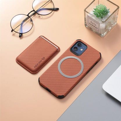Coque Porte-carte Aspect Cuir Magsafe pour iPhone 16 Plus