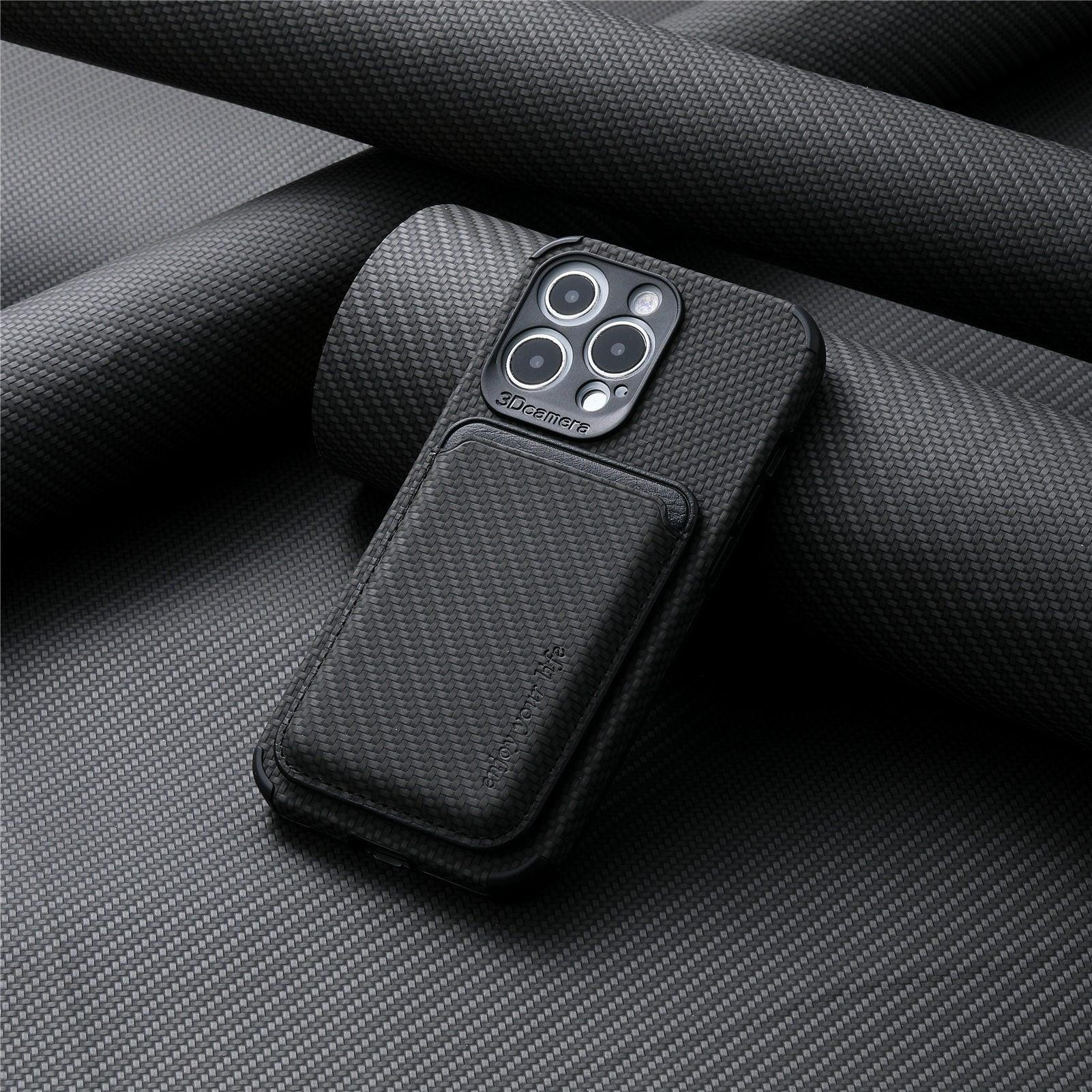 Coque Porte-carte Aspect Cuir Magsafe pour iPhone 16 Pro - Coque Wiqeo 15€-20€, Coque, Cuir, iPhone 16 Pro, Portefeuille Wiqeo, Déstockeur de Coques Pour iPhone