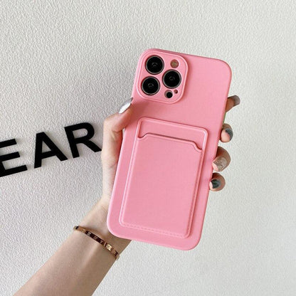 Coque Porte-carte en Silicone pour iPhone 12 Pro Max - Coque Wiqeo 10€-15€, Coque, iPhone 12 Pro Max, Portefeuille, Silicone Wiqeo, Déstockeur de Coques Pour iPhone