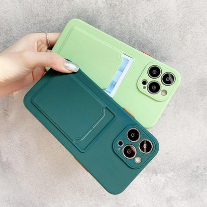 Coque Porte-carte en Silicone pour iPhone 13 Pro Max - Coque Wiqeo 10€-15€, Coque, iPhone 13 Pro Max, Portefeuille, Silicone Wiqeo, Déstockeur de Coques Pour iPhone