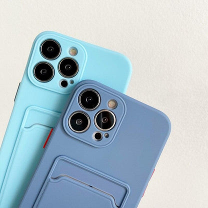 Coque Porte-carte en Silicone pour iPhone 13 Pro Max - Coque Wiqeo 10€-15€, Coque, iPhone 13 Pro Max, Portefeuille, Silicone Wiqeo, Déstockeur de Coques Pour iPhone