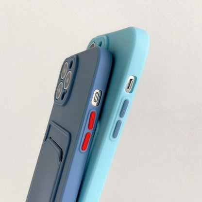 Coque Porte-carte en Silicone pour iPhone 13 Pro Max - Coque Wiqeo 10€-15€, Coque, iPhone 13 Pro Max, Portefeuille, Silicone Wiqeo, Déstockeur de Coques Pour iPhone