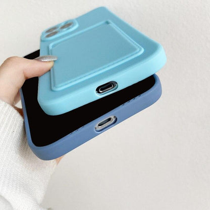Coque Porte-carte en Silicone pour iPhone 13 Pro Max - Coque Wiqeo 10€-15€, Coque, iPhone 13 Pro Max, Portefeuille, Silicone Wiqeo, Déstockeur de Coques Pour iPhone