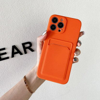 Coque Porte-carte en Silicone pour iPhone 13 Pro Max - Coque Wiqeo 10€-15€, Coque, iPhone 13 Pro Max, Portefeuille, Silicone Wiqeo, Déstockeur de Coques Pour iPhone