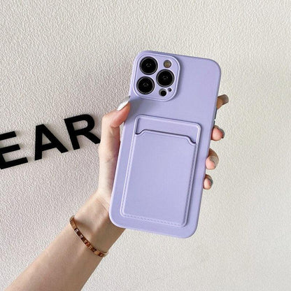 Coque Porte-carte en Silicone pour iPhone 13 Pro Max - Coque Wiqeo 10€-15€, Coque, iPhone 13 Pro Max, Portefeuille, Silicone Wiqeo, Déstockeur de Coques Pour iPhone