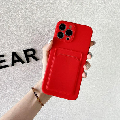 Coque Porte-carte en Silicone pour iPhone 13 Pro Max - Coque Wiqeo 10€-15€, Coque, iPhone 13 Pro Max, Portefeuille, Silicone Wiqeo, Déstockeur de Coques Pour iPhone