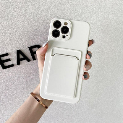 Coque Porte-carte en Silicone pour iPhone 13 Pro Max - Coque Wiqeo 10€-15€, Coque, iPhone 13 Pro Max, Portefeuille, Silicone Wiqeo, Déstockeur de Coques Pour iPhone