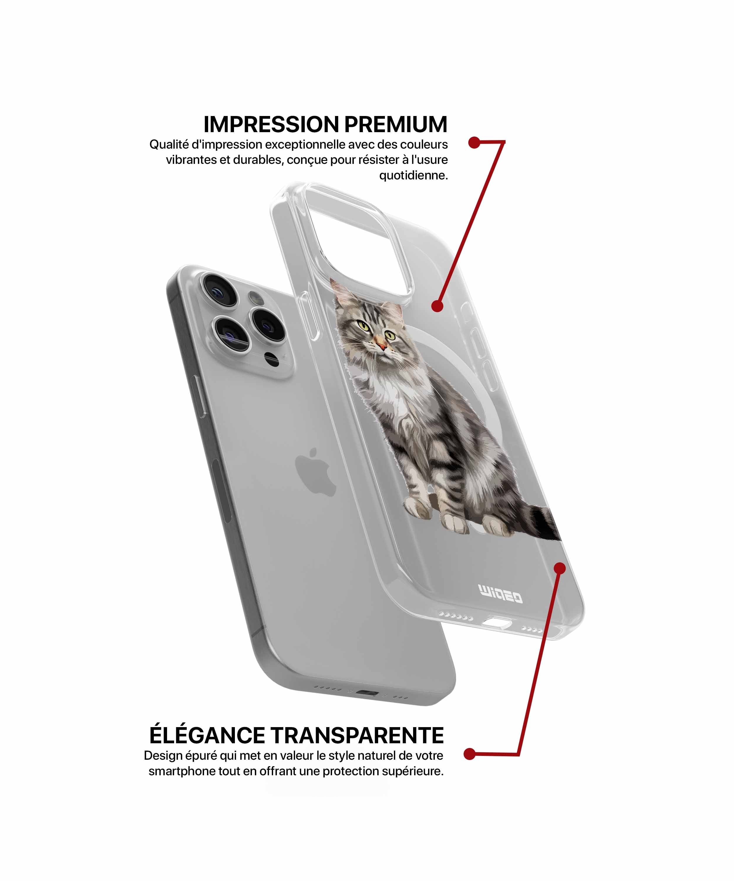 Coque pose impériale pour iPhone