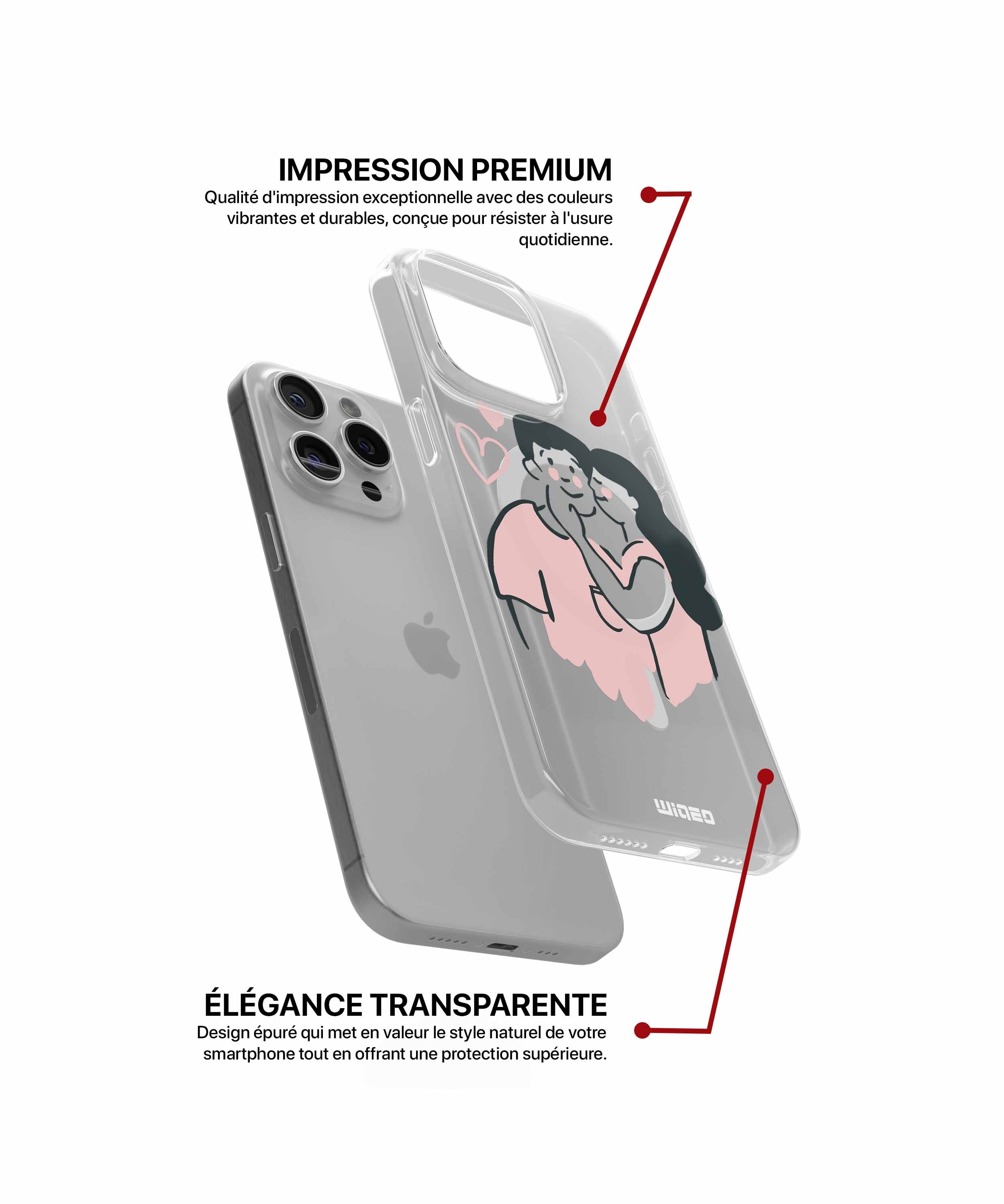 Coque regard complice pour iPhone