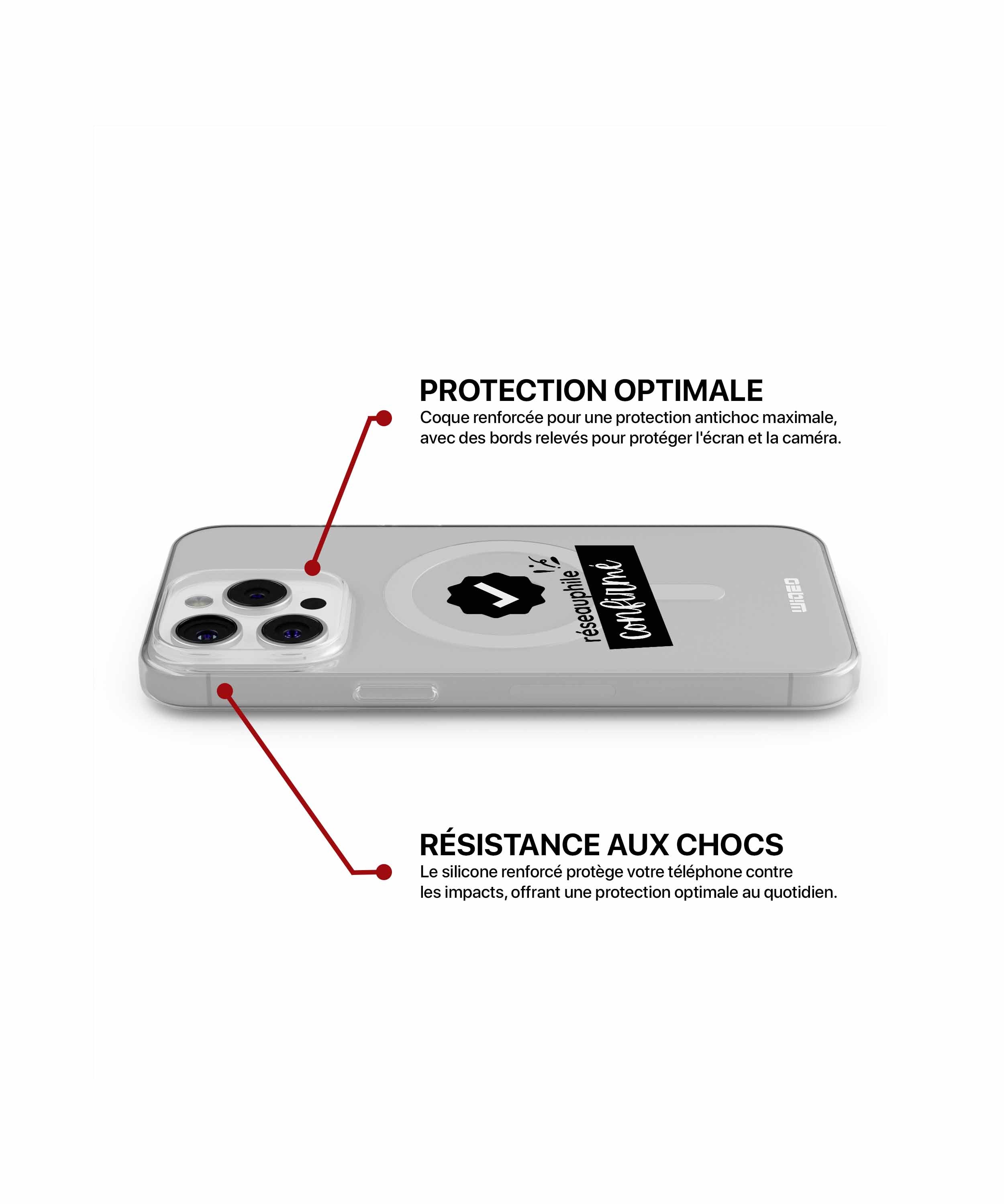 Coque réseauphile confirmé pour iPhone