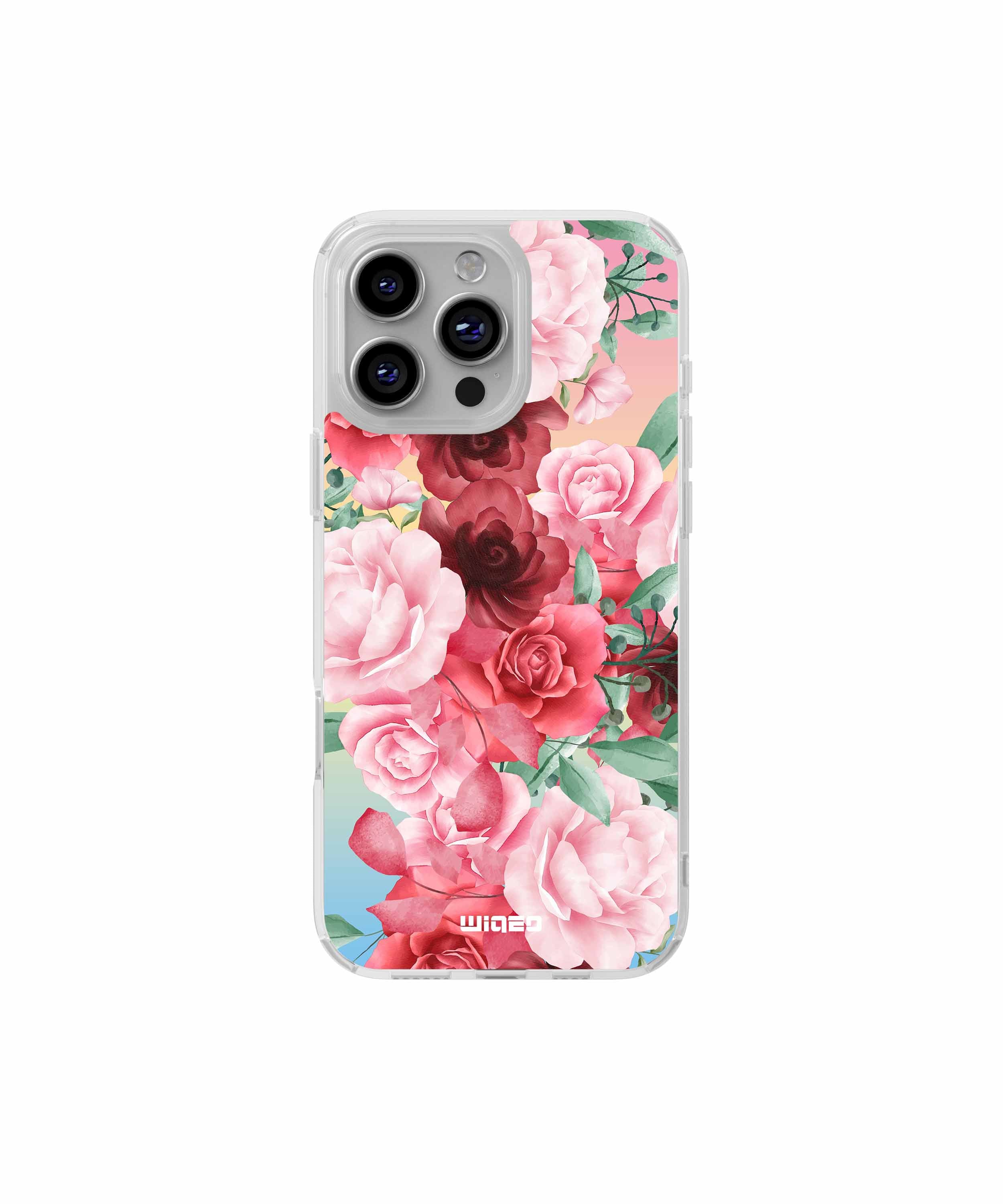 Coque roses poétiques pour iPhone