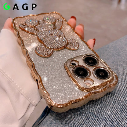 Coque Scintillante en Strass pour iPhone 15