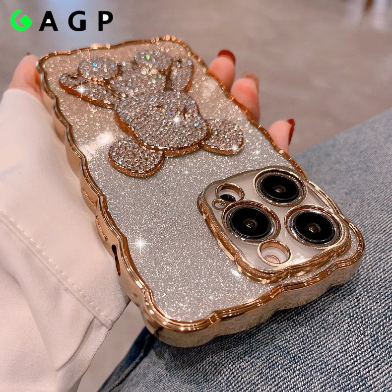 Coque Scintillante en Strass pour iPhone 15