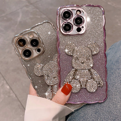 Coque Scintillante en Strass pour iPhone 15