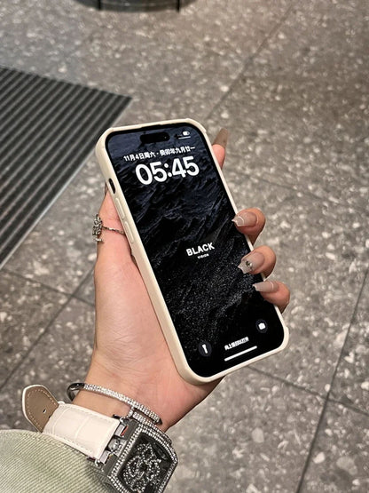 Coque Silicone Flexible Texturée Design Élégant pour iPhone 15 Pro