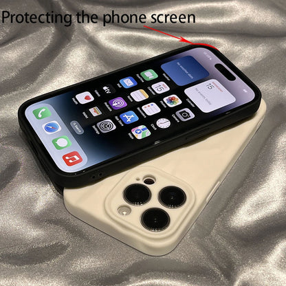 Coque Silicone Souple Design Élégant pour iPhone 14