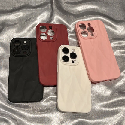 Coque Silicone Souple Design Élégant pour iPhone 14