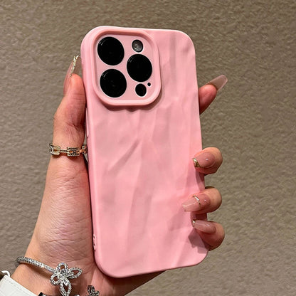 Coque Silicone Souple Design Élégant pour iPhone 14 - Rose