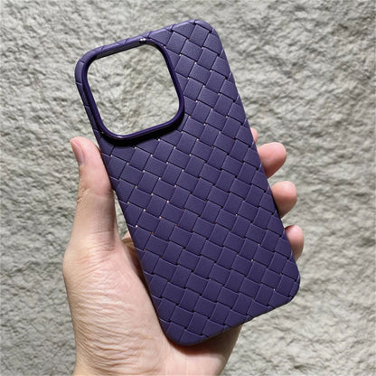 Coque Silicone Tissée Antichoc avec Dissipation Thermique pour iPhone 16 Plus - Violet