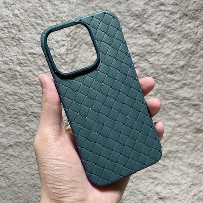 Coque Silicone Tissée Antichoc avec Dissipation Thermique pour iPhone 16 Plus - Vert