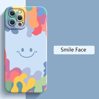 Coque Smiley en Silicone pour iPhone 16 Pro Max - Coque Wiqeo 10€-15€, Coque, iPhone 16 Pro Max, Silicone Wiqeo, Déstockeur de Coques Pour iPhone