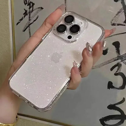 Coque Transparent Antichoc Brillant Souple Luxe pour iPhone 15 Pro