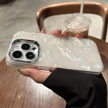 Coque Transparent Brillante Avec Effet Arc en Ciel pour iPhone 14 Pro Max