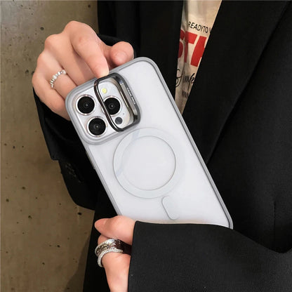 Coque Transparent Magnétique avec Protection Élevée pour iPhone 12 Pro Max