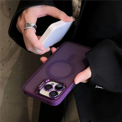 Coque Transparent Magnétique avec Protection Élevée pour iPhone 15 Pro Max