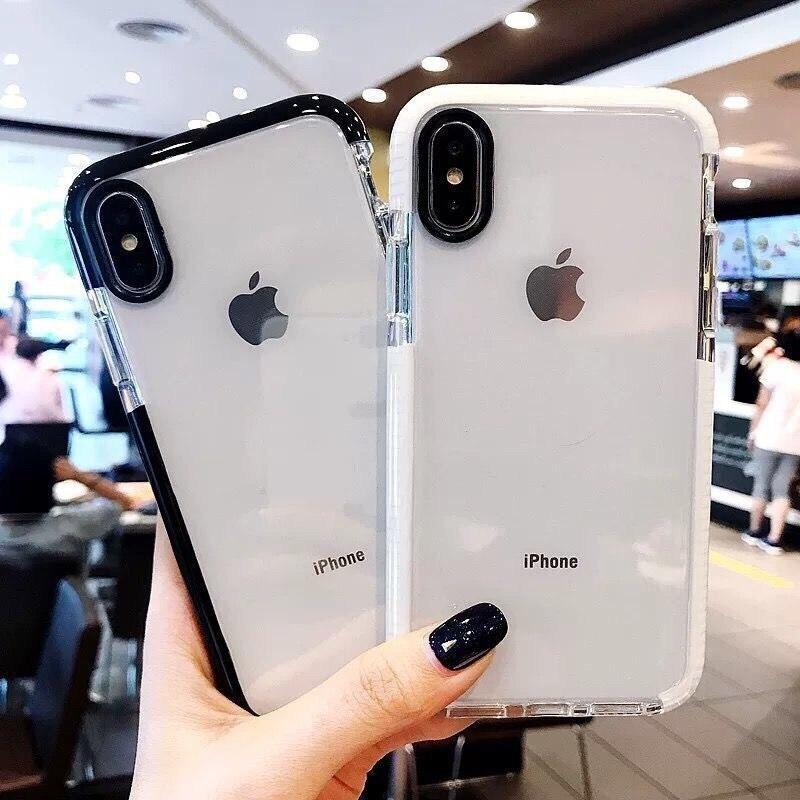 Coque Transparente à Bordures Épaisses pour iPhone 16 Pro Max