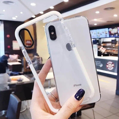 Coque Transparente à Bordures Épaisses pour iPhone 16 Pro Max