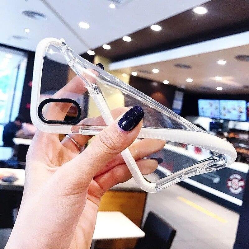 Coque Transparente à Bordures Épaisses pour iPhone 16 Pro Max