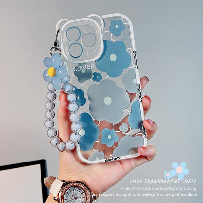 Coque Transparente avec Chaine Pendante pour iPhone 16