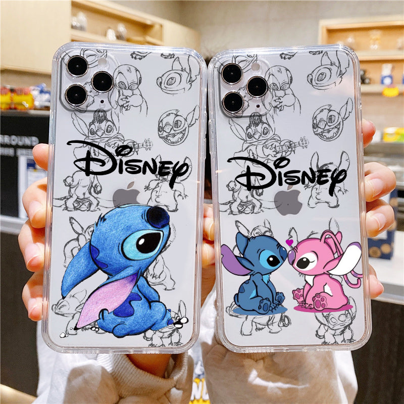 Coque Transparente Disney Stitch Baby pour iPhone 13