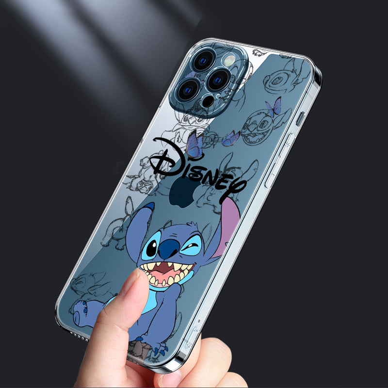 Coque pour iPhone 14 Pro Max Officielle de Disney Stitch Bleu - Lilo &  Stitch