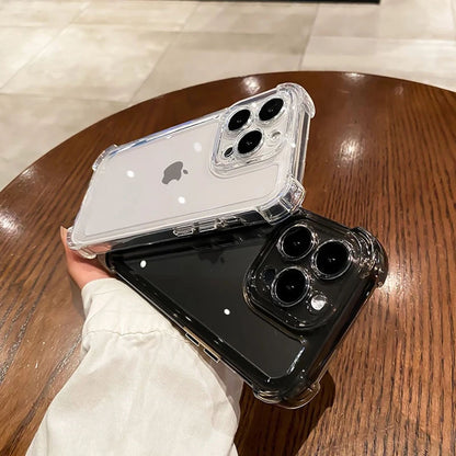 Coque Transparente en Silicone avec Coins Renforcées pour iPhone 13
