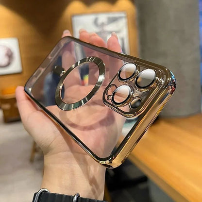 Coque Transparente Magnétique MagSafe de Luxe pour iPhone 13