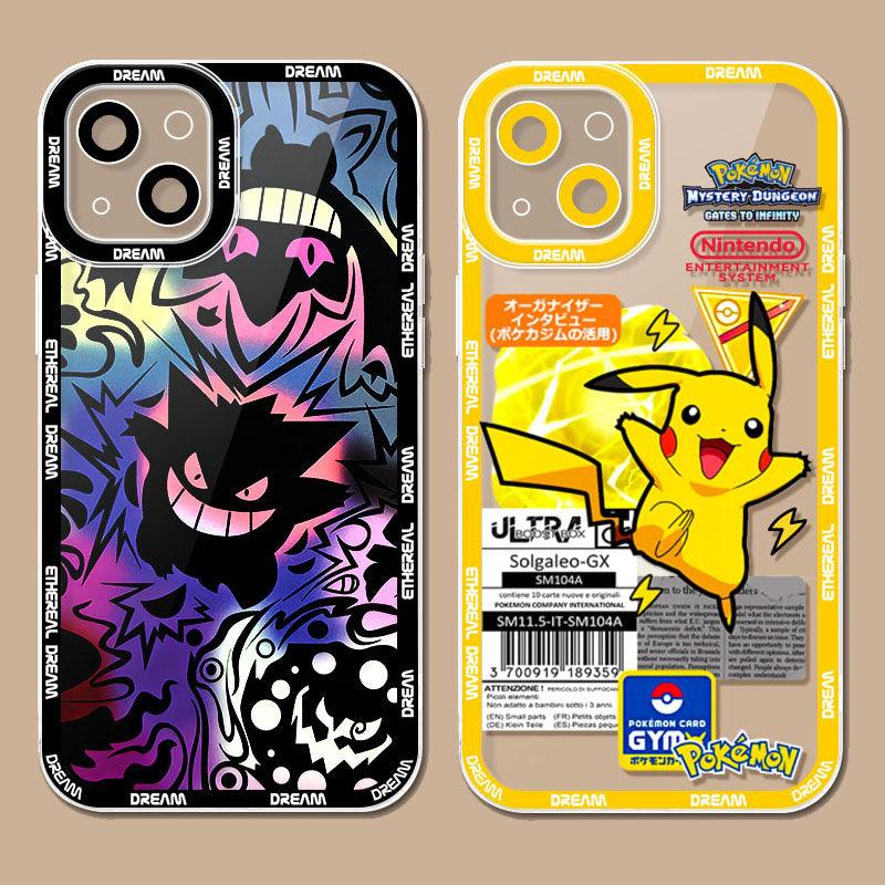 Coque Transparente Pokémon pour iPhone 13 - Coque Wiqeo 10€-15€, Coque, iPhone 13, Silicone, Transparente Wiqeo, Déstockeur de Coques Pour iPhone