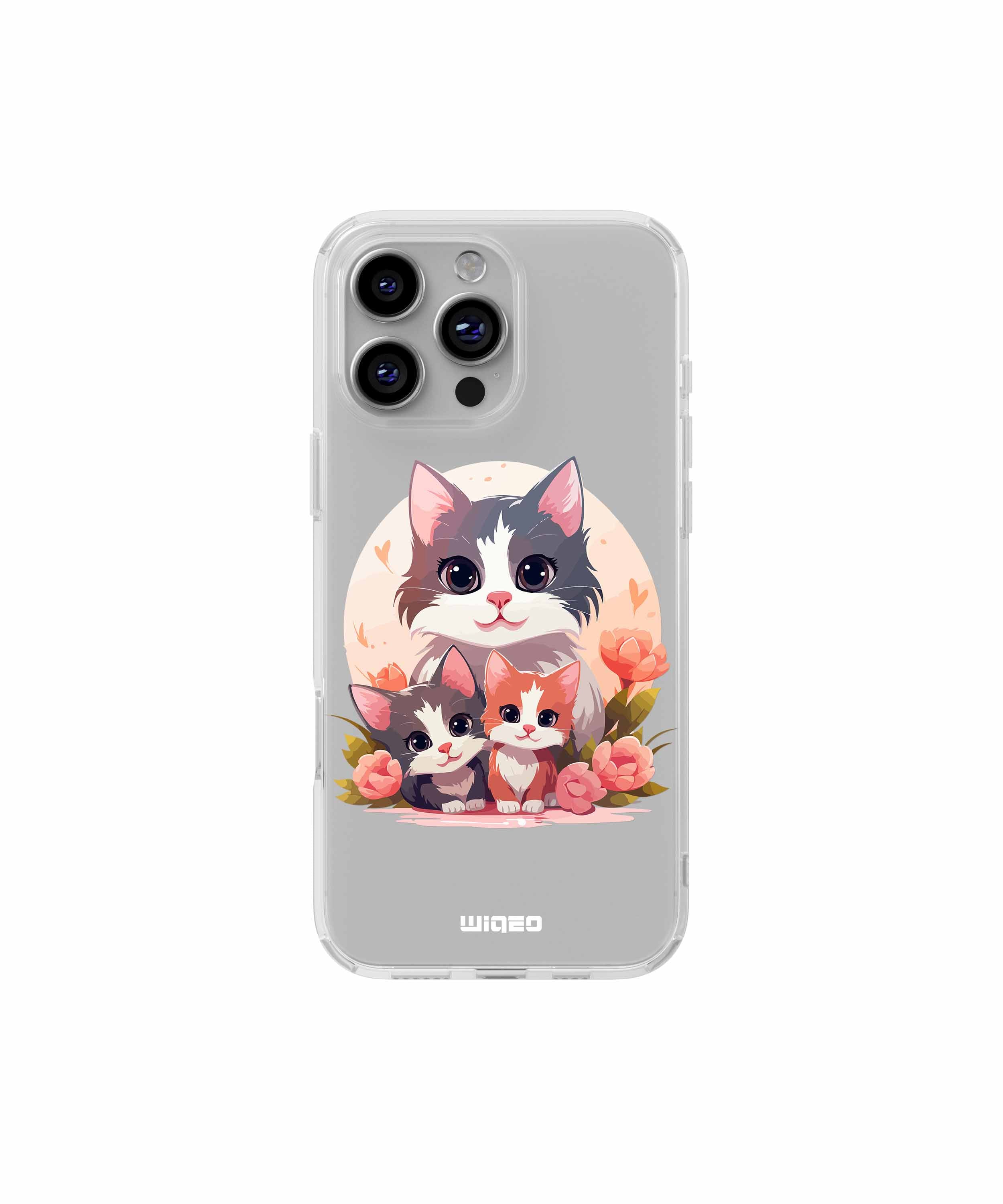 Coque trio en fleurs pour iPhone