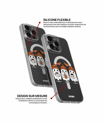 Coque trio fantômes festifs pour iPhone