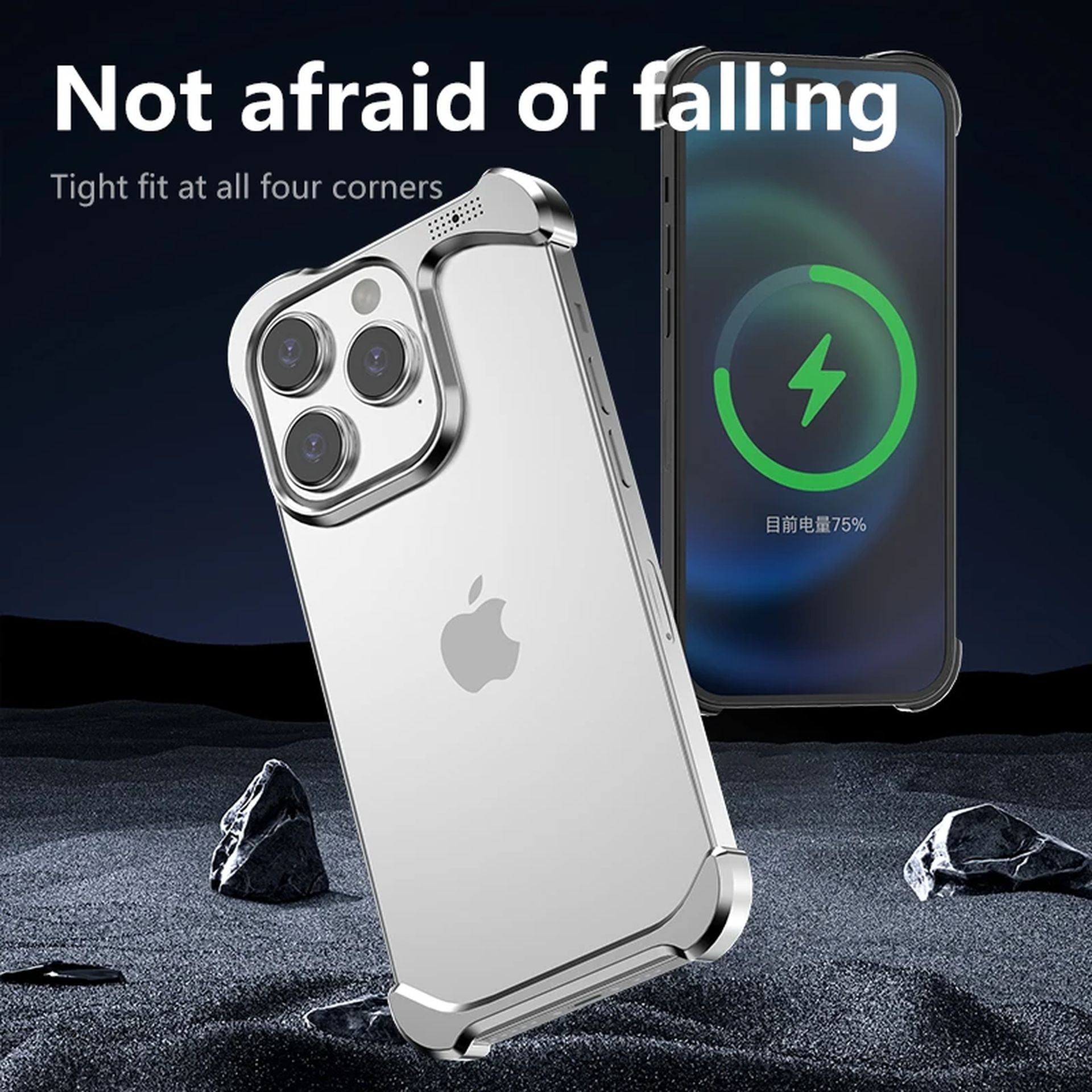 Coque Ultra-Légère en Métal pour iPhone 15