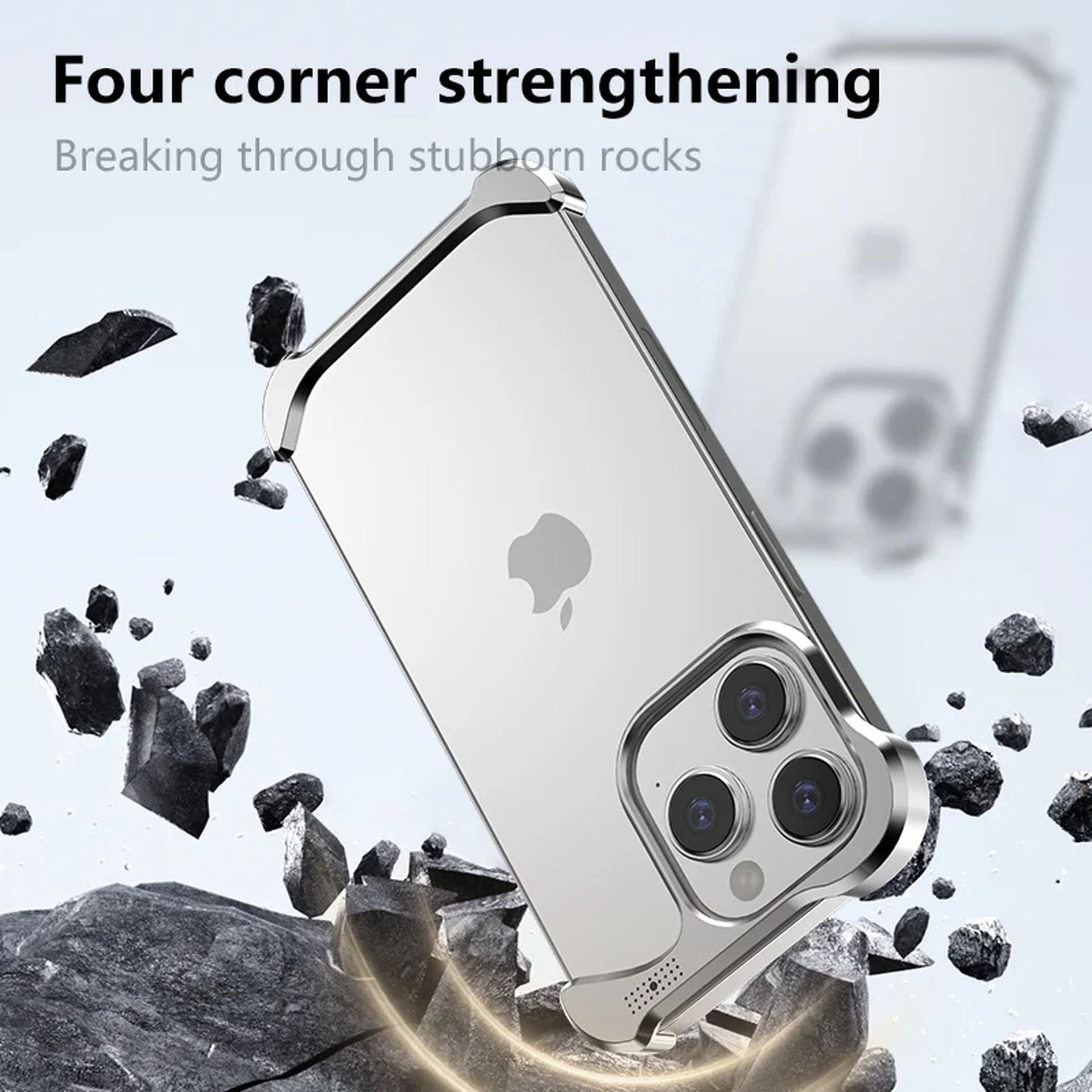 Coque Ultra-Légère en Métal pour iPhone 16 Plus