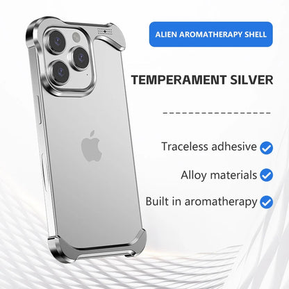 Coque Ultra-Légère en Métal pour iPhone 16 Plus - Argent