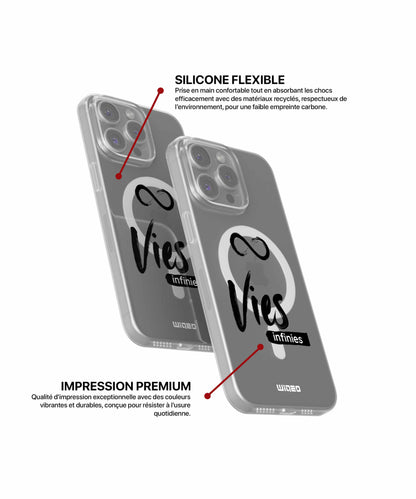 Coque vies infinies pour iPhone