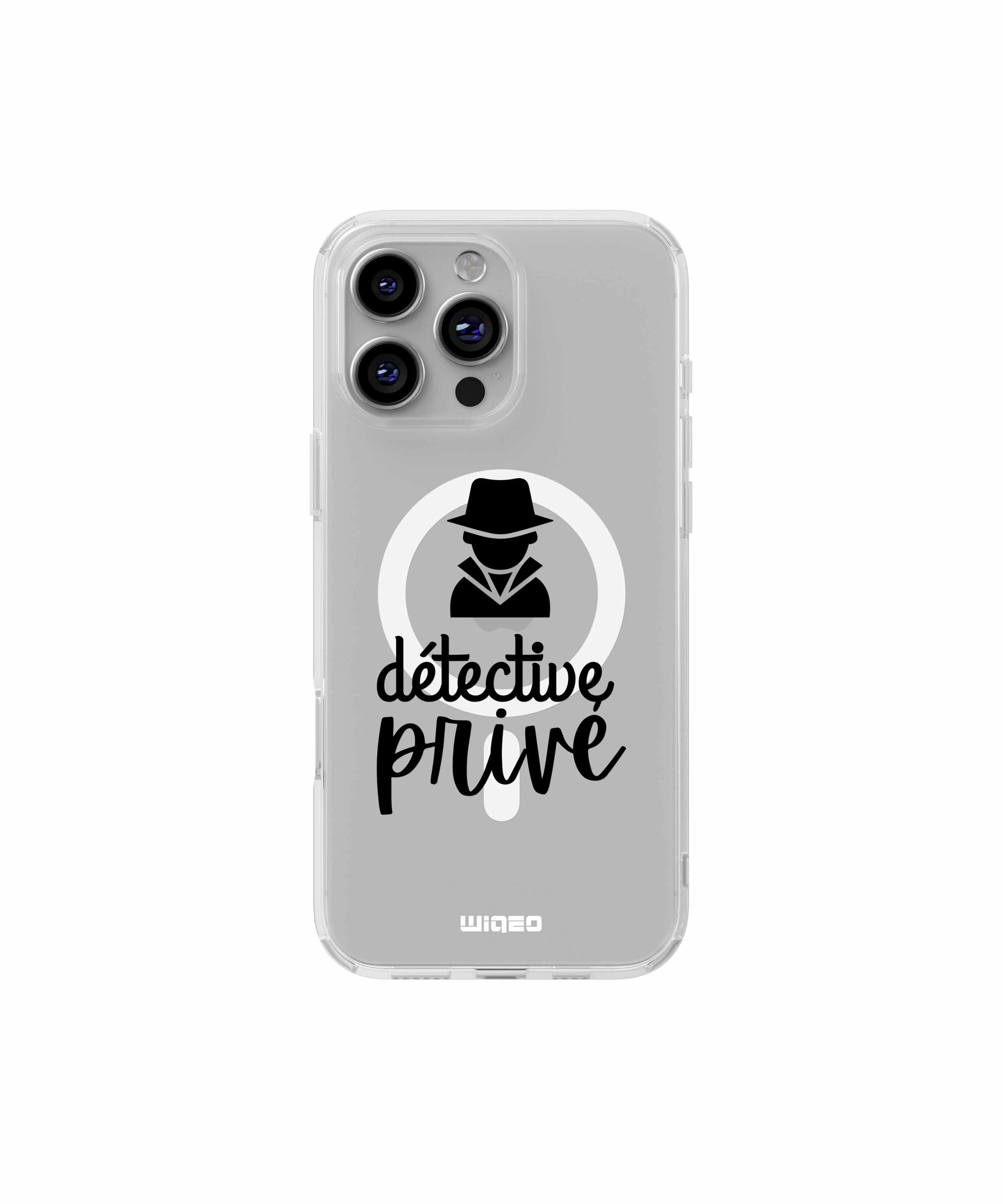 Coque détective privé pour iPhone