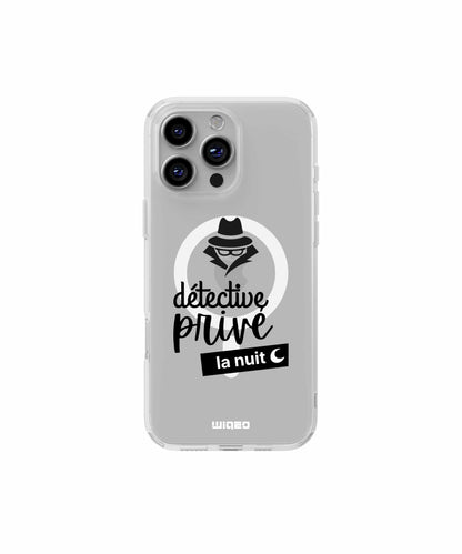 Coque détective privé la nuit pour iPhone